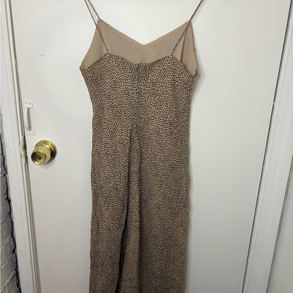Ann Taylor Strapless Leopard Print Dress - Picture 4 of 7